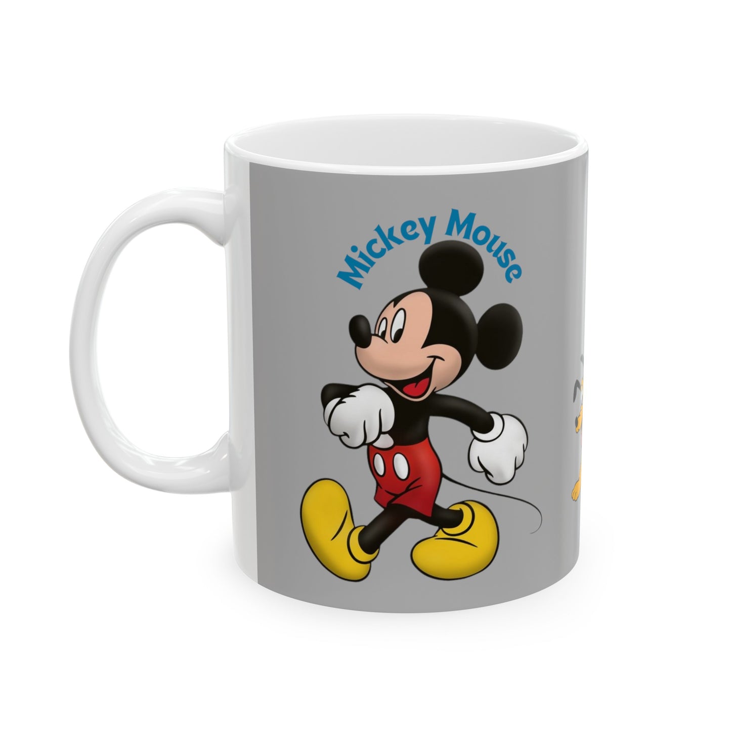 Mickey Mouse And Friends Mug 11 Ounces Light Grey