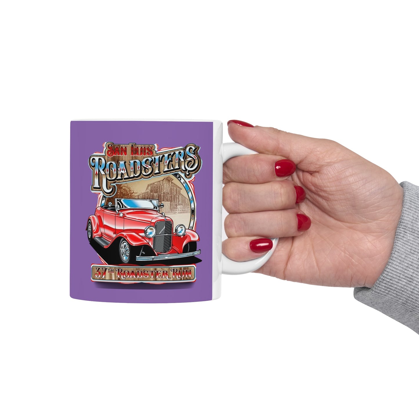 RoadSters Mug 11 Ounces Light Purple