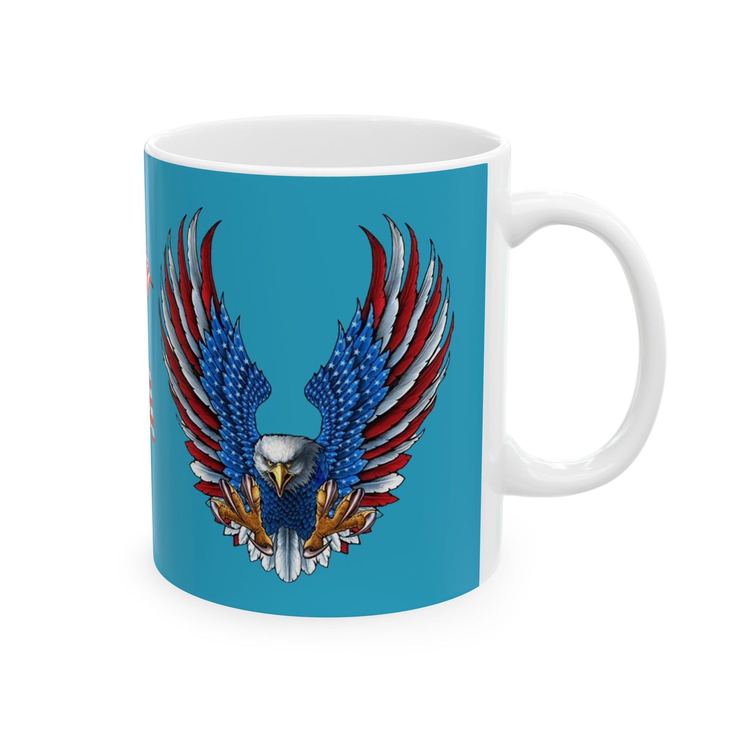 Eagle Usa Mug 11 Ounces Turquoise