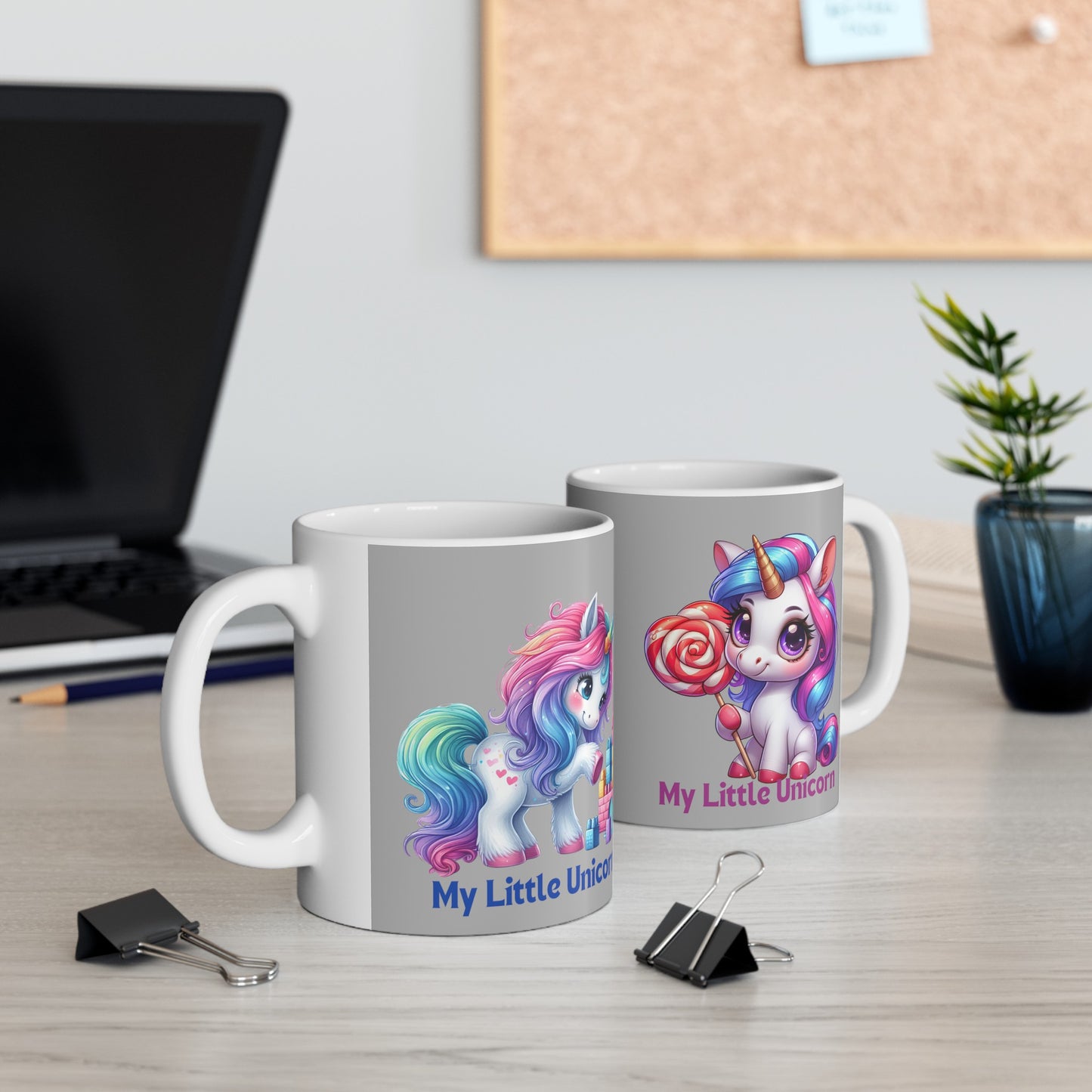 My Little Unicorn Princess Mug 11 Ounces Light Grey