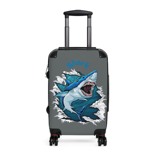 Shark Suitcase Dark Grey