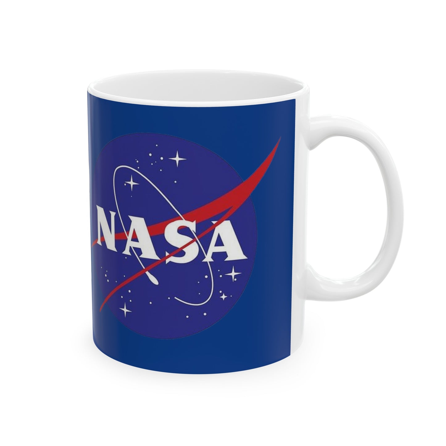 Nasa Alien Mug 11 Ounces Dark Blue