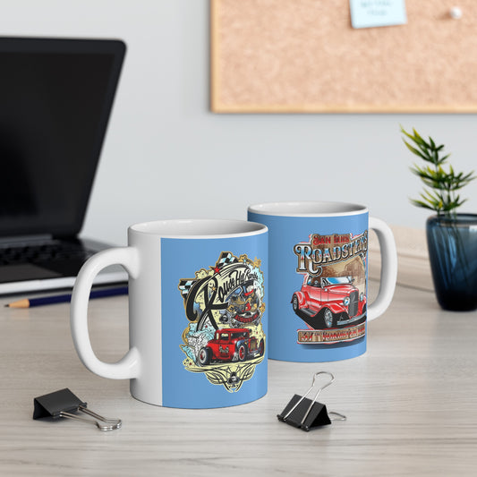 RoadSters Mug 11 Ounces Light Blue