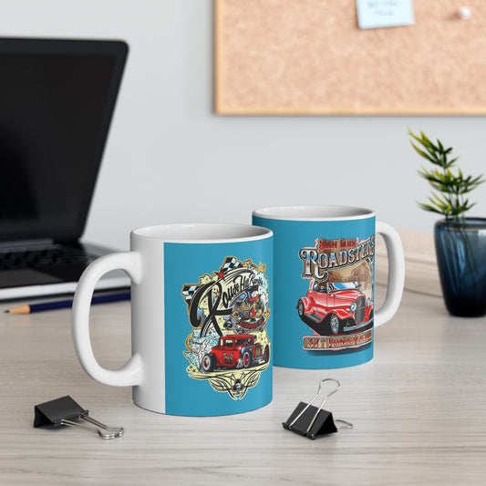 RoadSters Mug 11 Ounces Turquoise