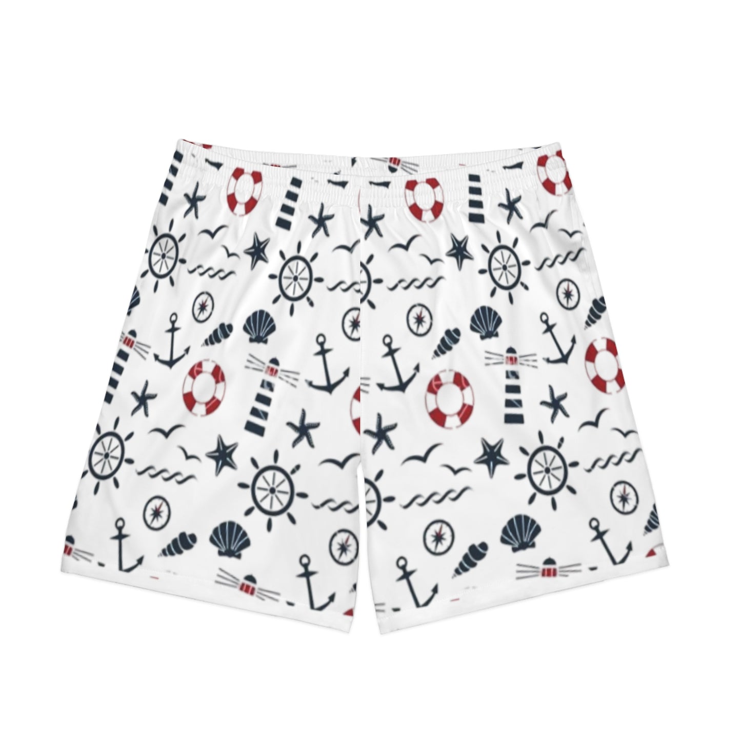 Men's Elastic Beach Shorts (AOP)