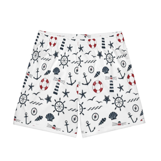 Men's Elastic Beach Shorts (AOP)