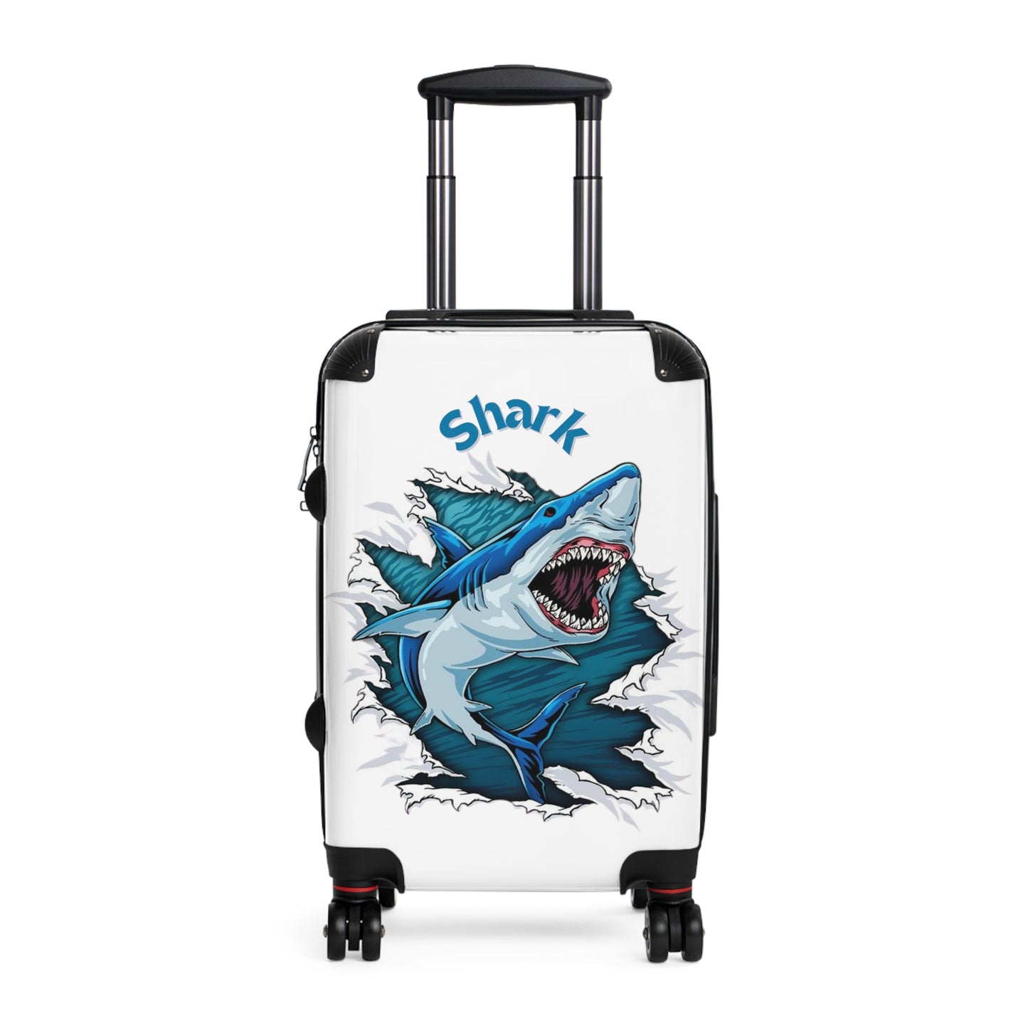 Shark Suitcase White