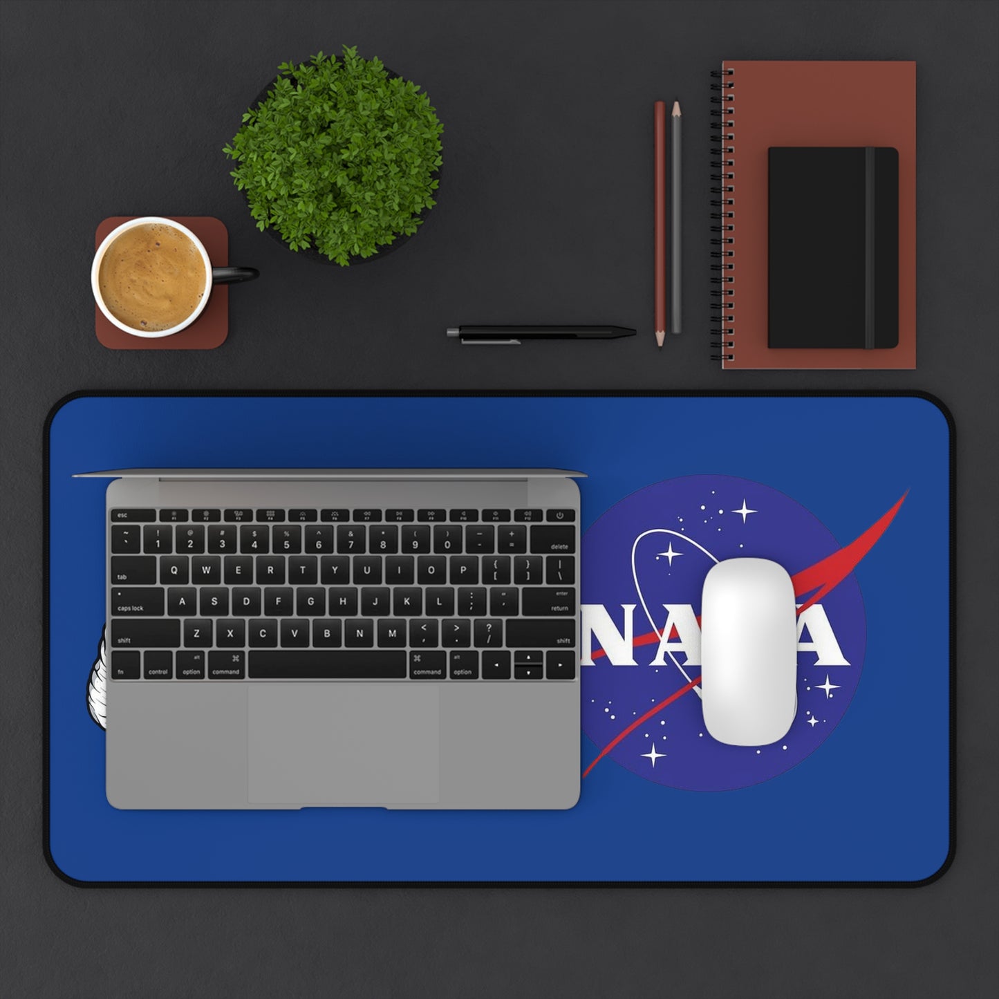 Nasa Mouse Pad Dark Blue