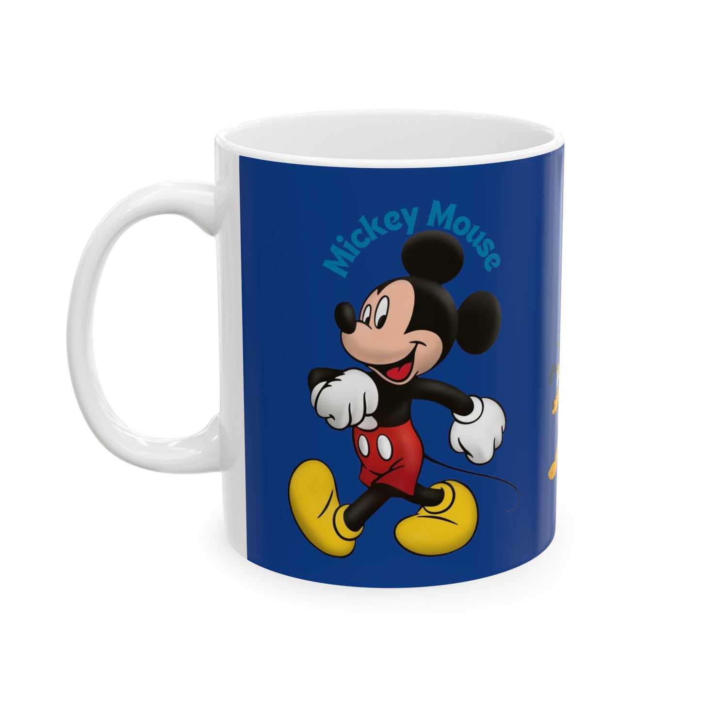 Mickey Mouse And Friends Mug 11 Ounces Dark Blue