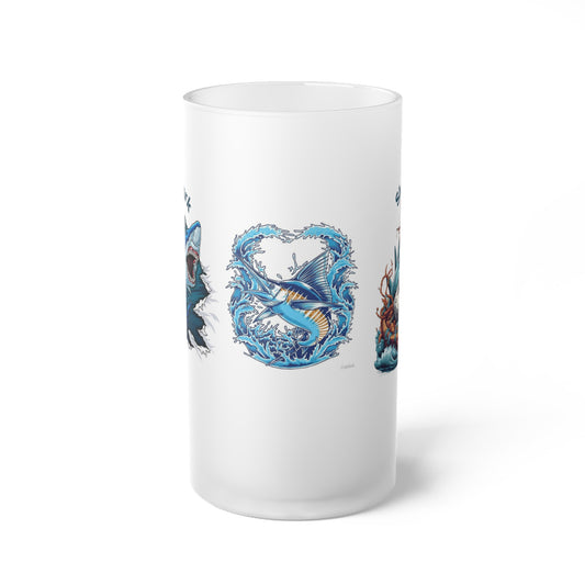 Frosted Glass Beer Mug