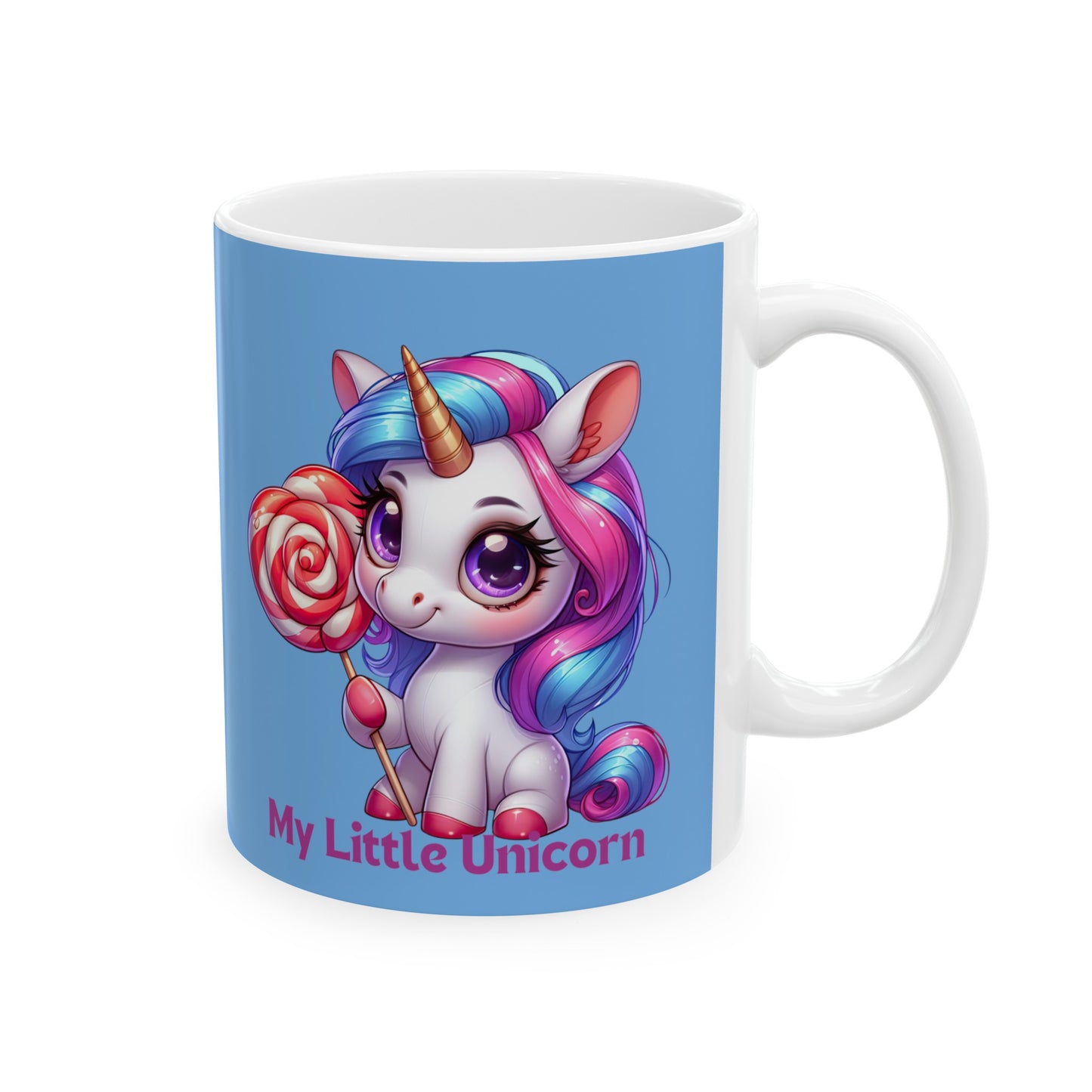 My Little Unicorn Princess Mug 11 Ounces Light Blue