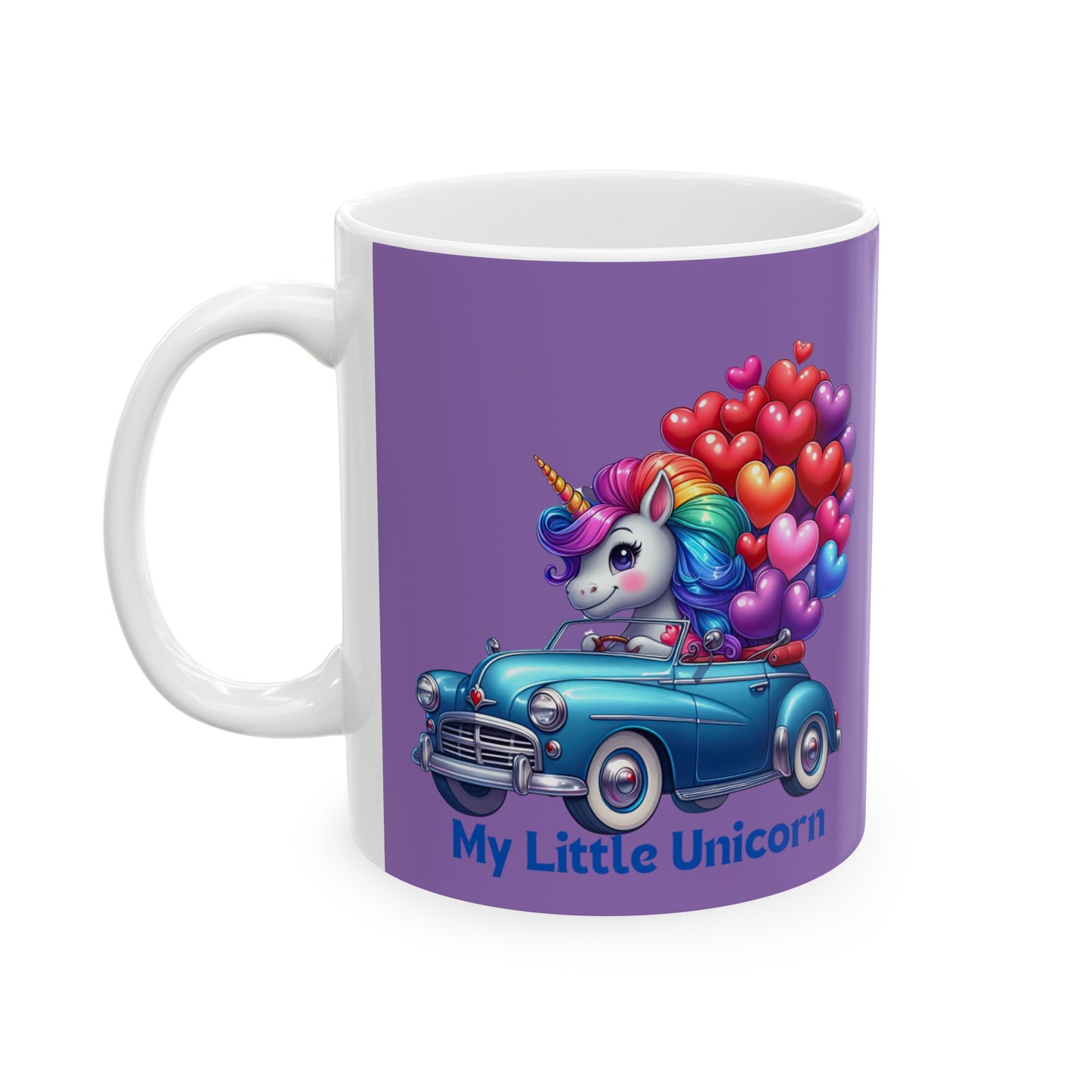 My Little Unicorn Driver Mug 11 Ounces Light Purple