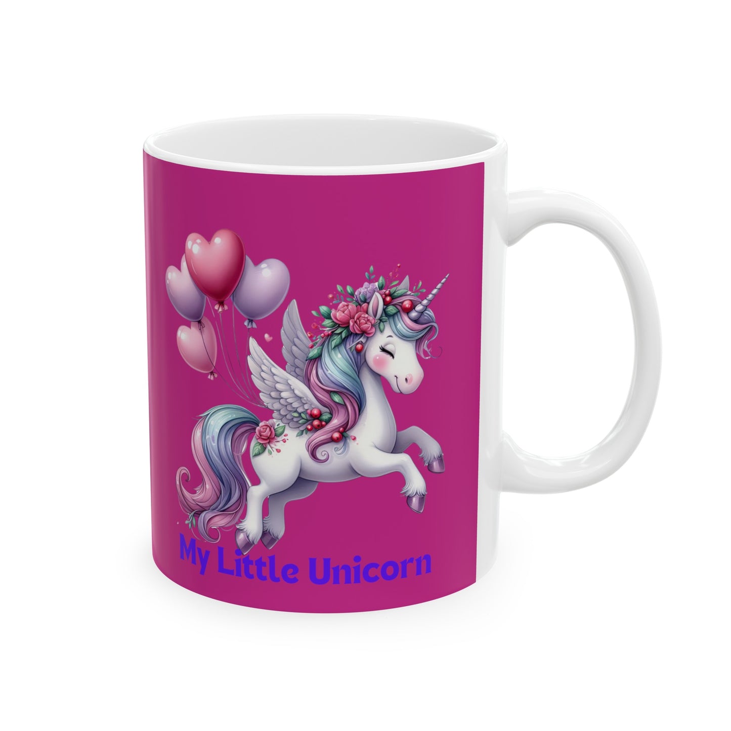 My Little Unicorn Horse Mug 11 Ounces Pink