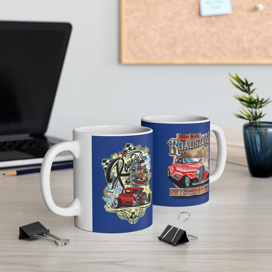 RoadSters Mug 11 Ounces Dark Blue