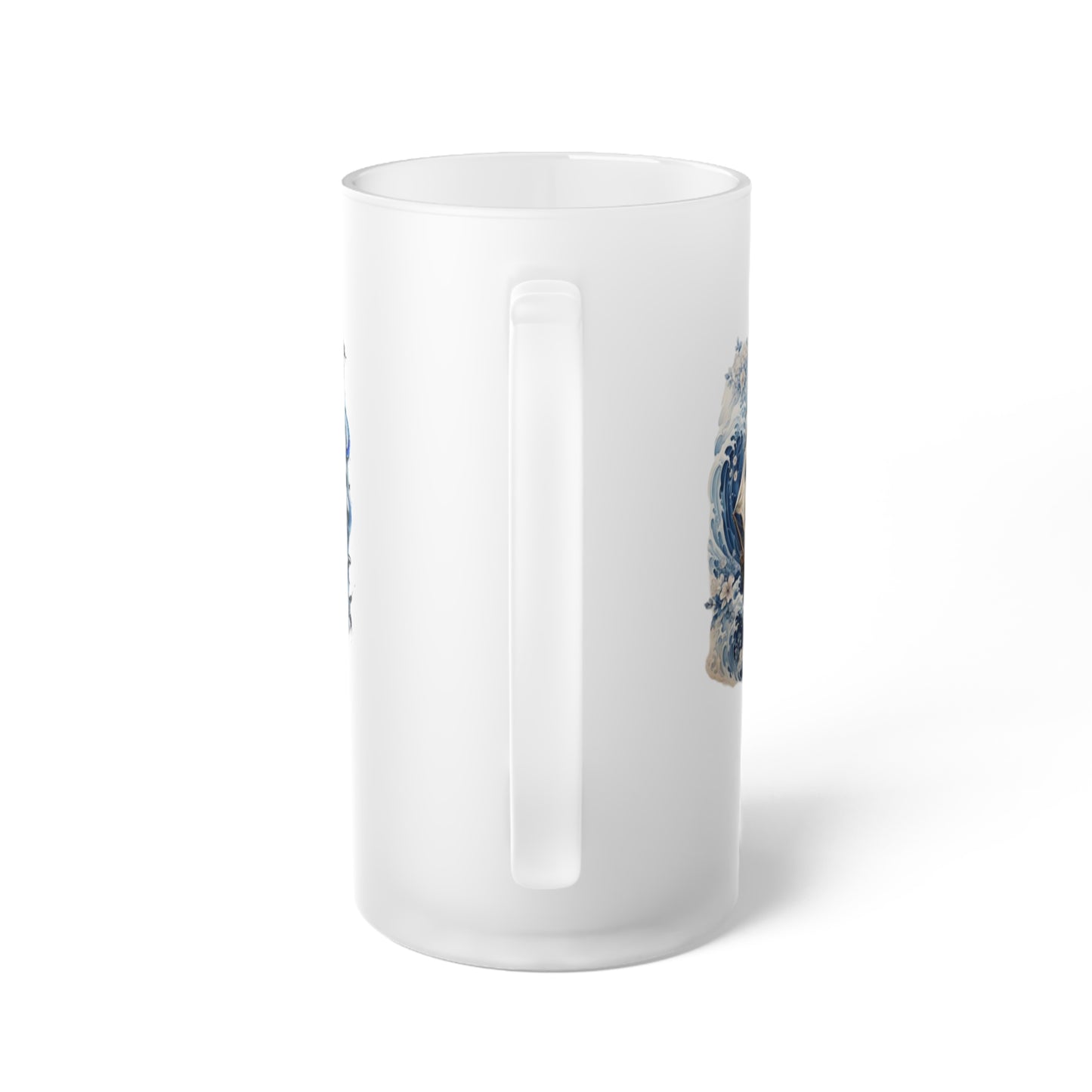 Frosted Glass Beer Mug