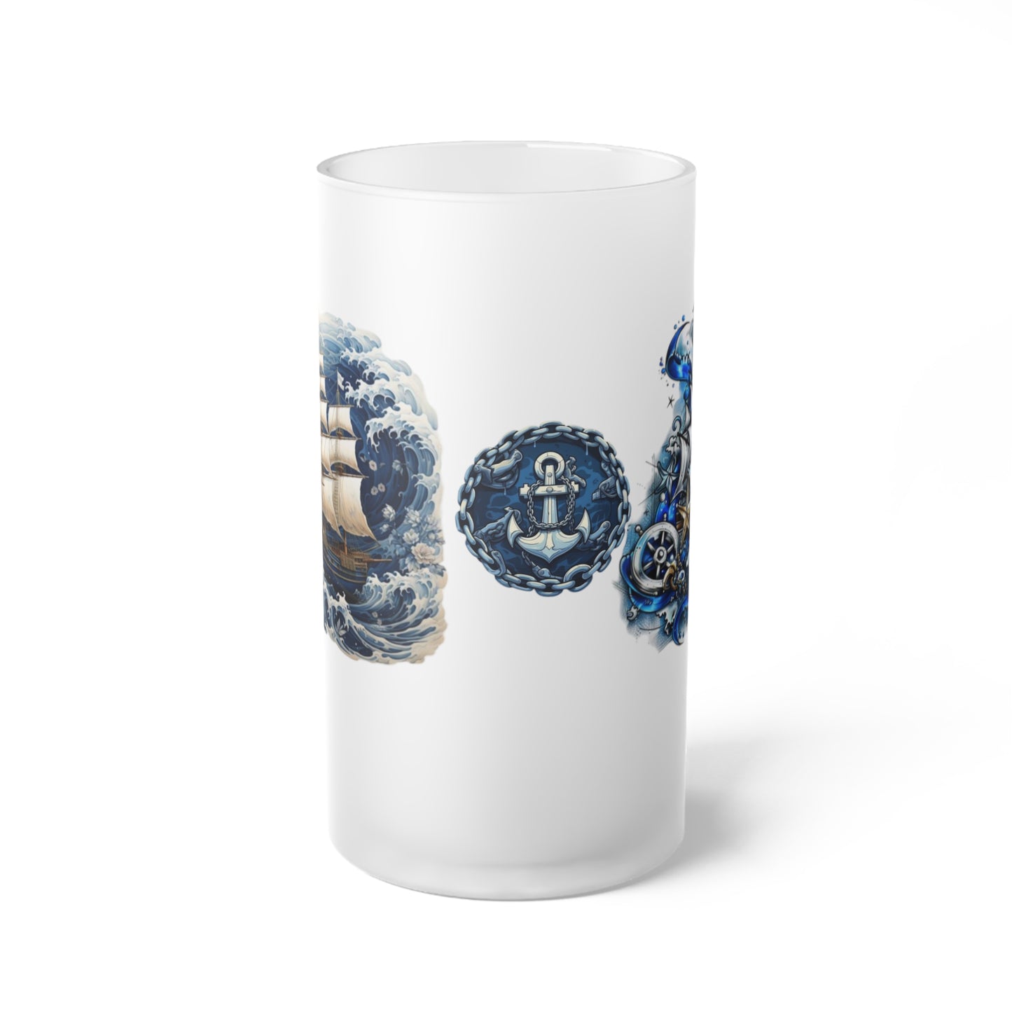 Frosted Glass Beer Mug