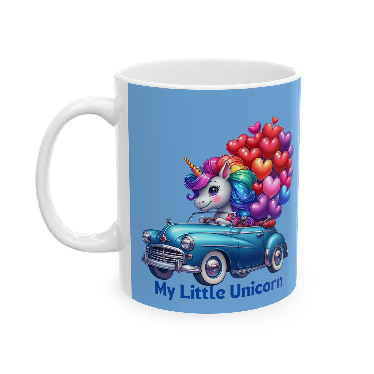 My Little Unicorn Driver Mug 11 Ounces Light Blue