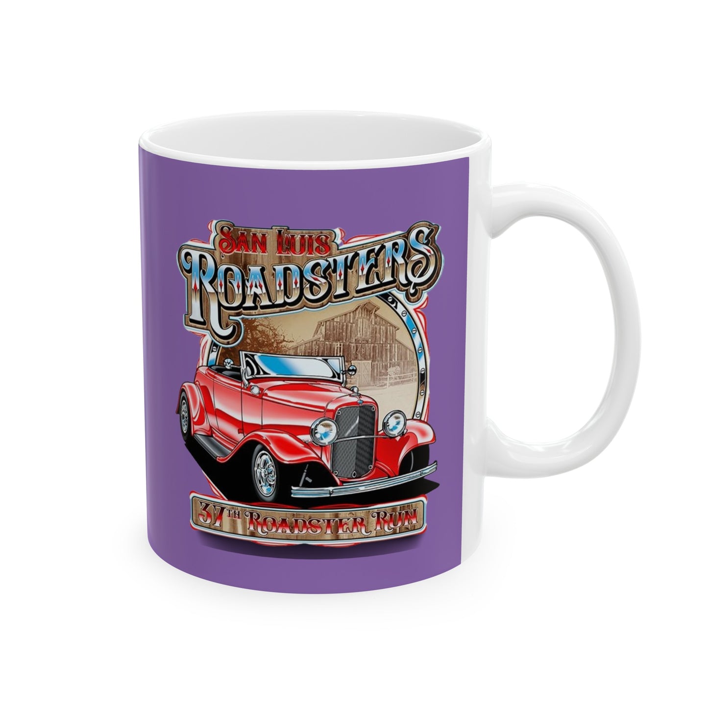 RoadSters Mug 11 Ounces Light Purple