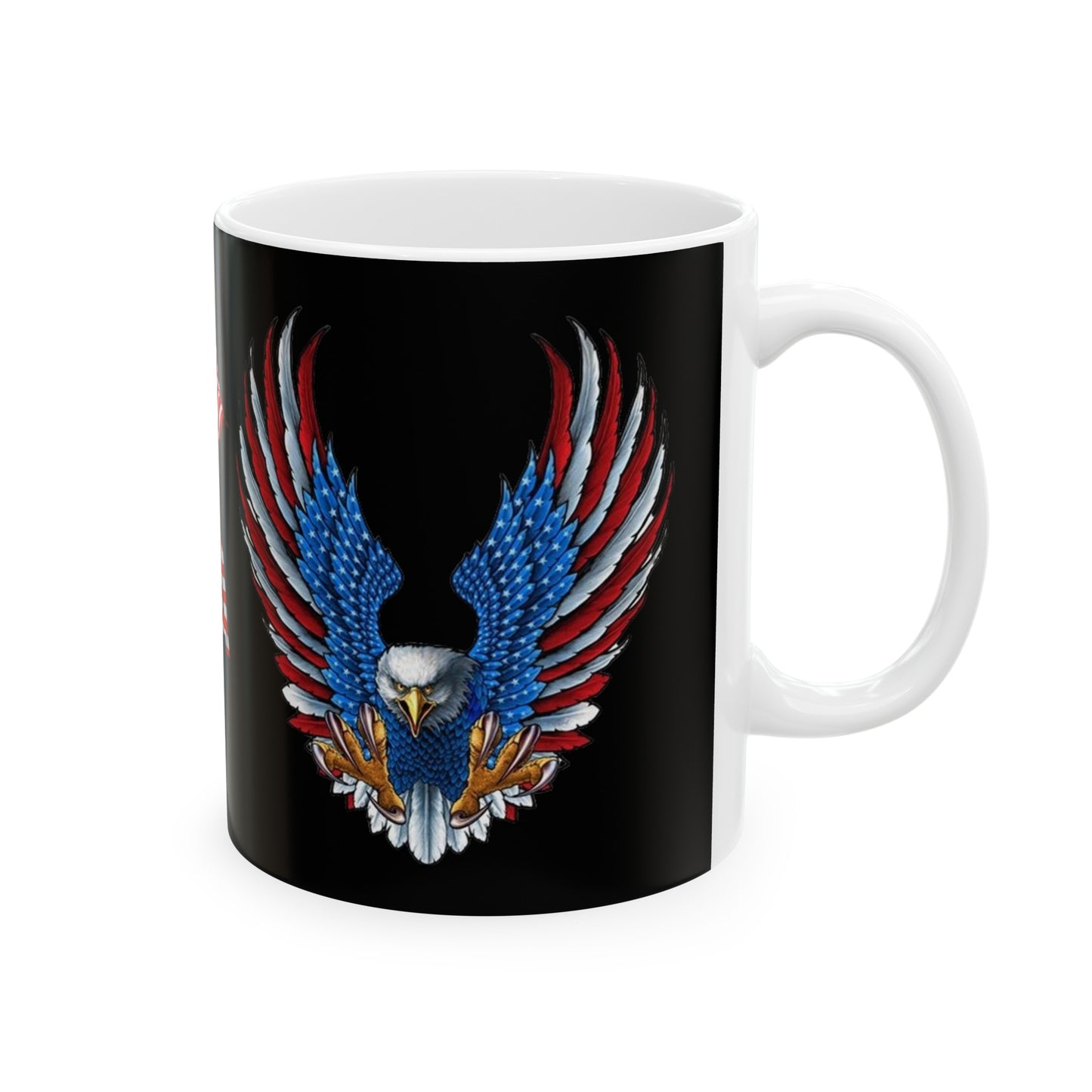 Eagle Usa Mug 11 Ounces Black