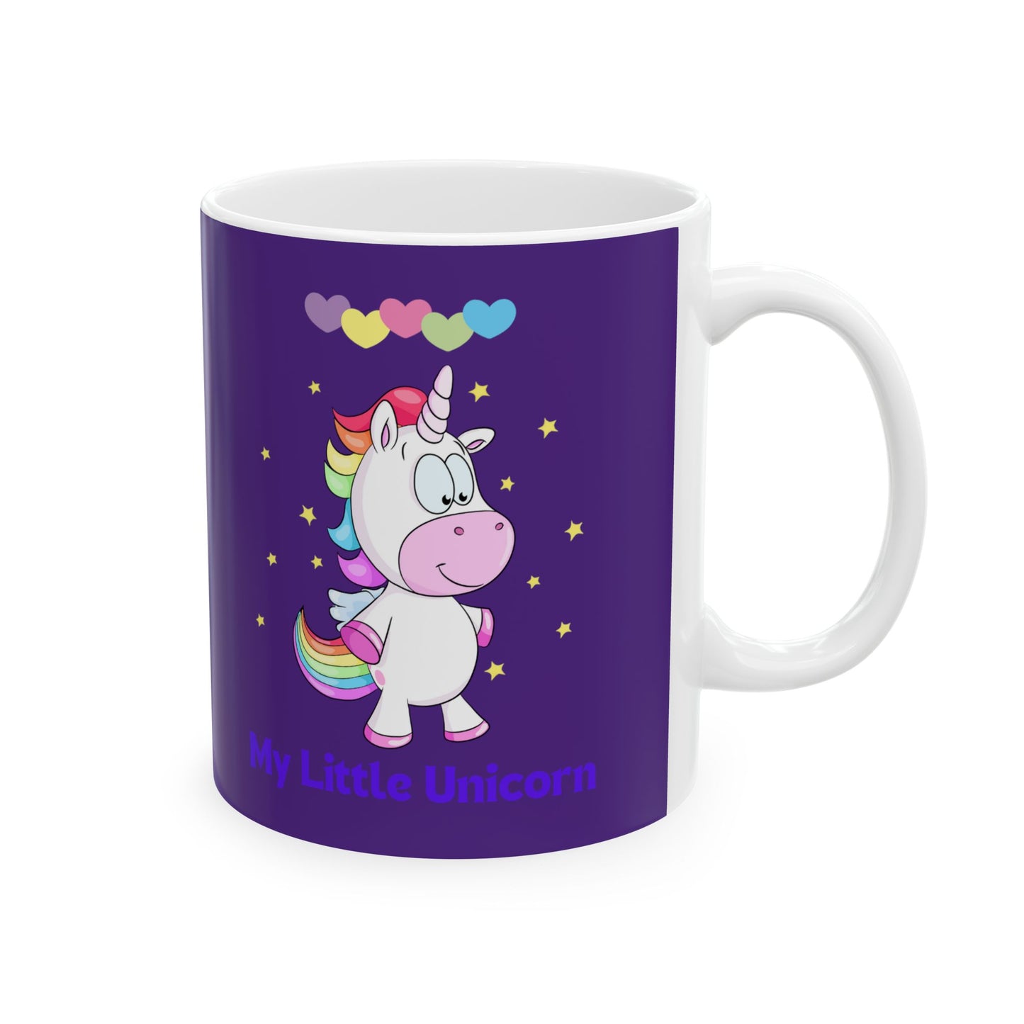 My Little Unicorn Love Mug 11 Ounces Purple