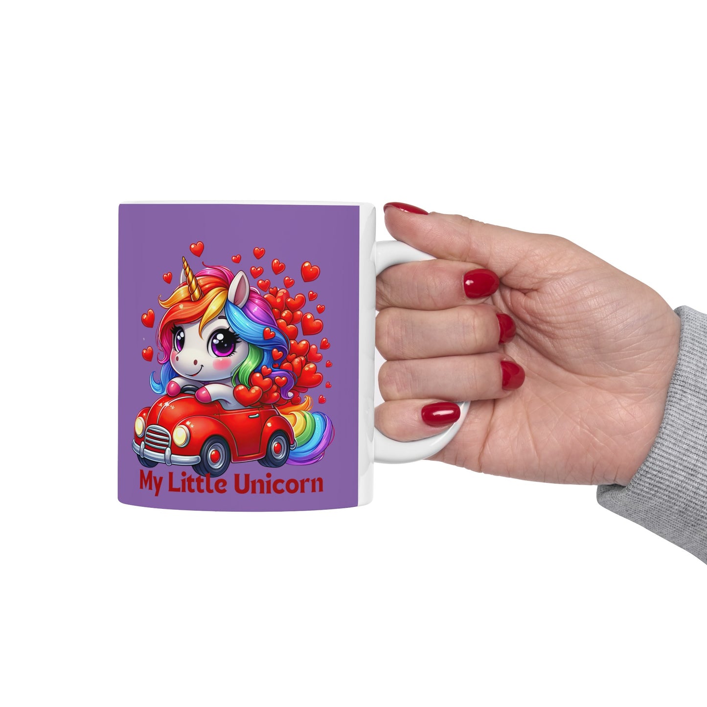 My Little Unicorn Driver Mug 11 Ounces Light Purple