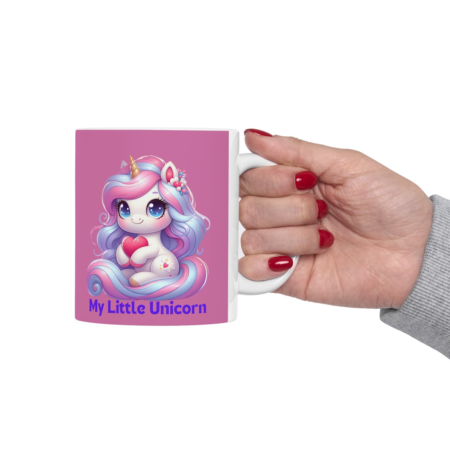 My Little Unicorn Sweet Mug 11 Ounces Light Pink