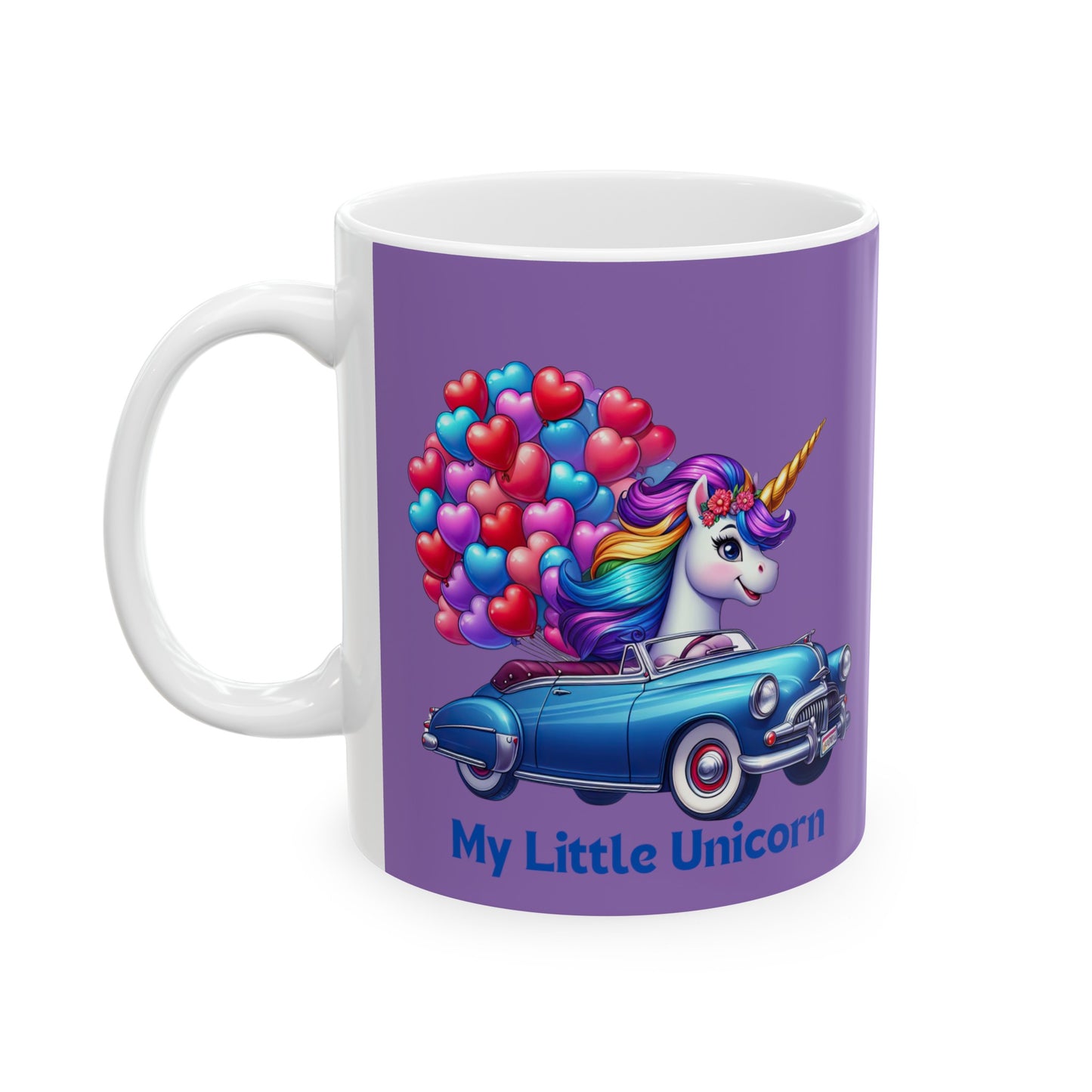 My Little Unicorn Horse Mug 11 Ounces Light Purple