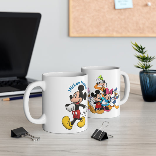 Mickey Mouse And Friends Mug 11 Ounces White