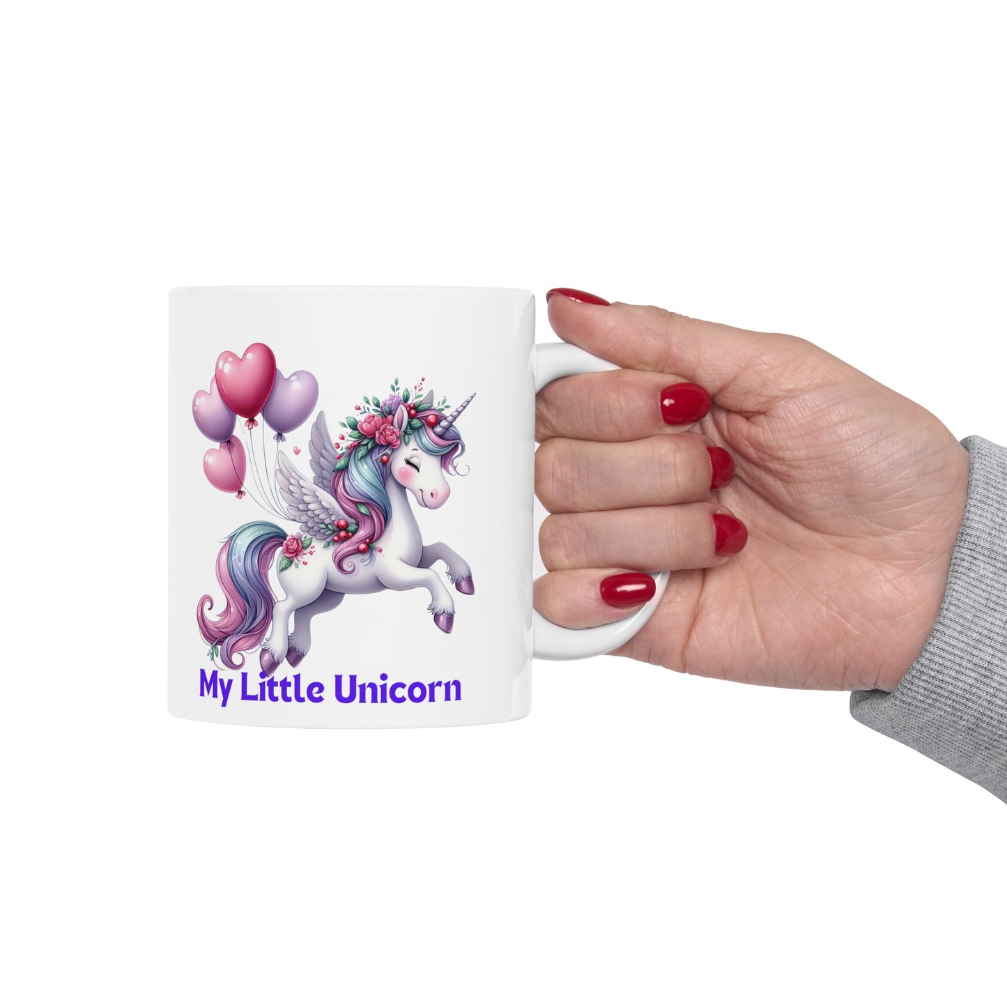 My Little Unicorn Horse Mug 11 Ounces White