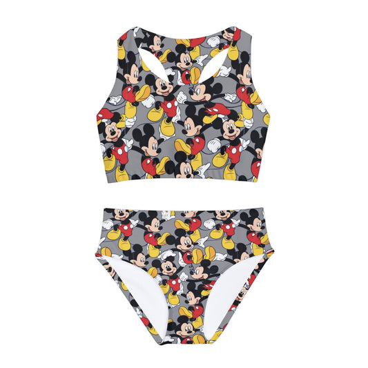 Girls Two Piece Swimsuit (AOP)