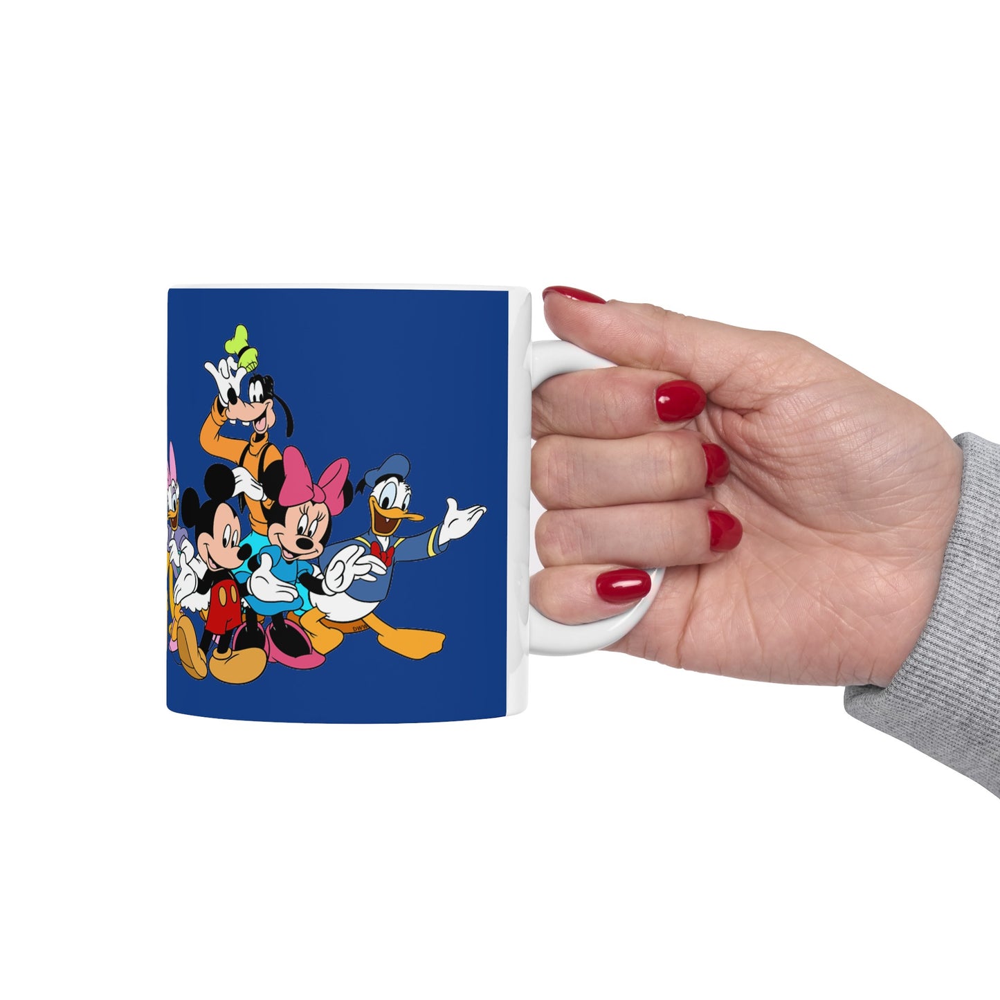 Mickey Mouse And Friends Mug 11 Ounces Dark Blue