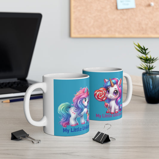 My Little Unicorn Princess Mug 11 Ounces Turquoise