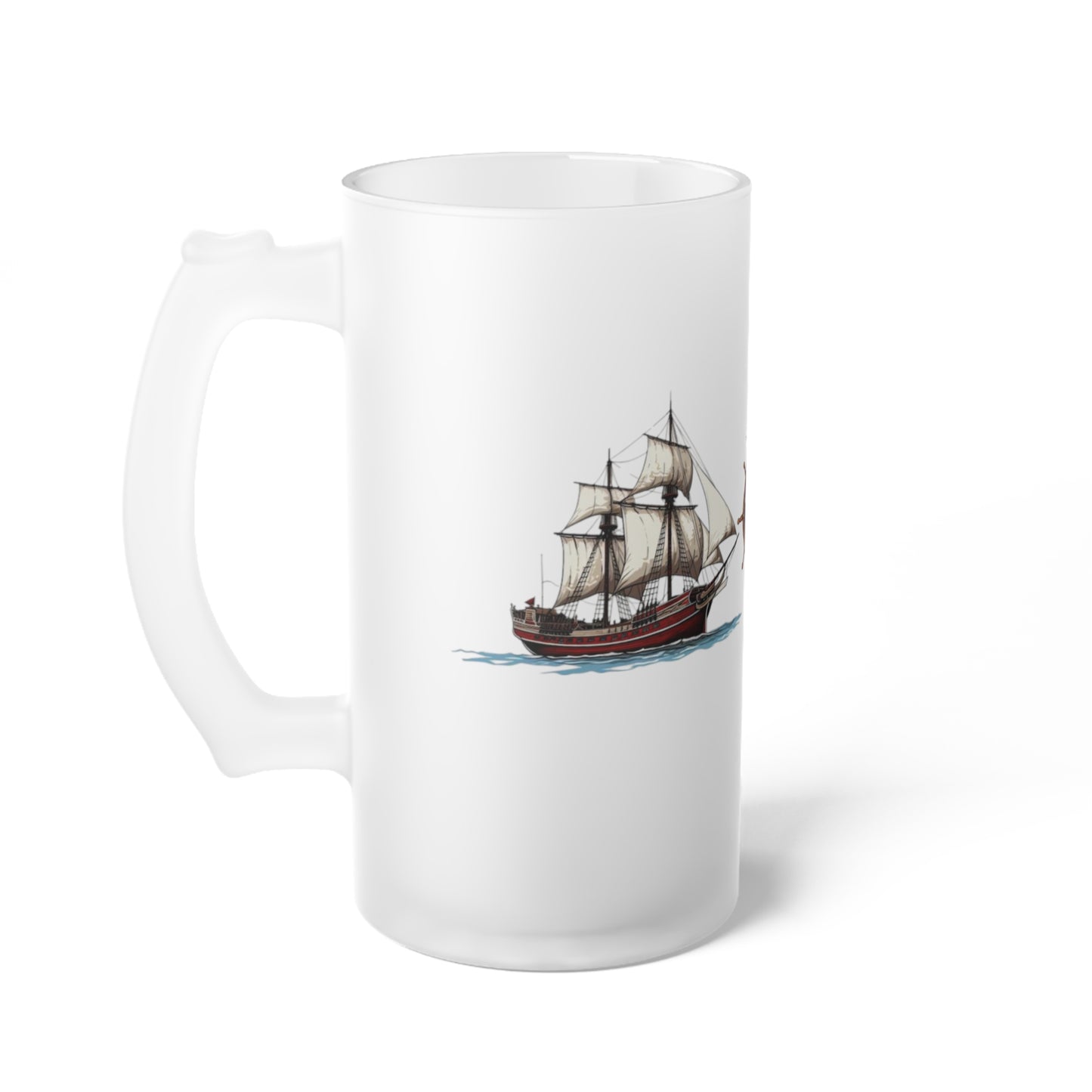 Frosted Glass Beer Mug