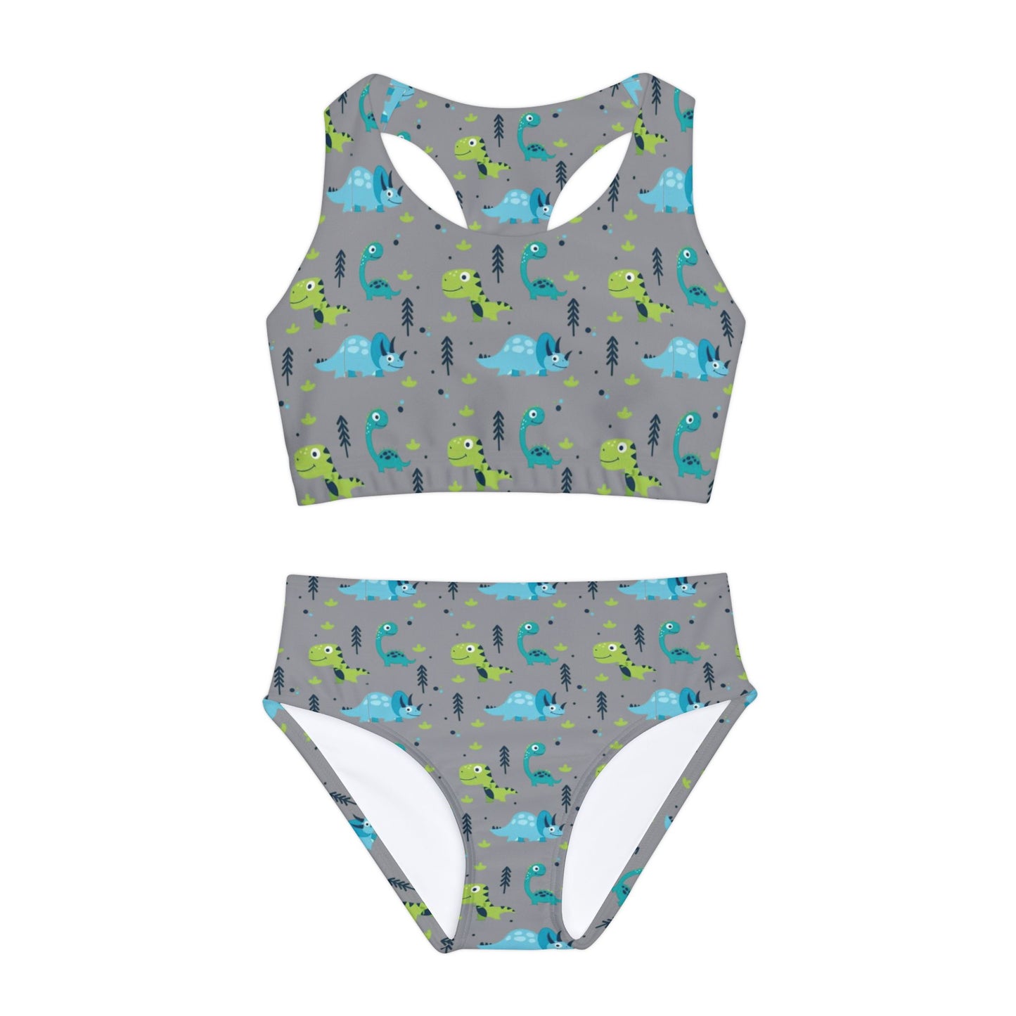 Girls Two Piece Swimsuit (AOP)