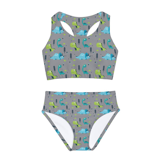 Girls Two Piece Swimsuit (AOP)