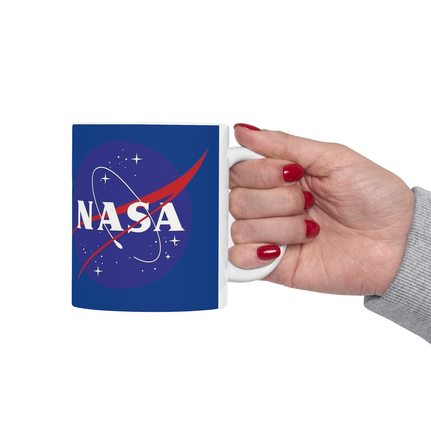 Nasa Alien Mug 11 Ounces Dark Blue