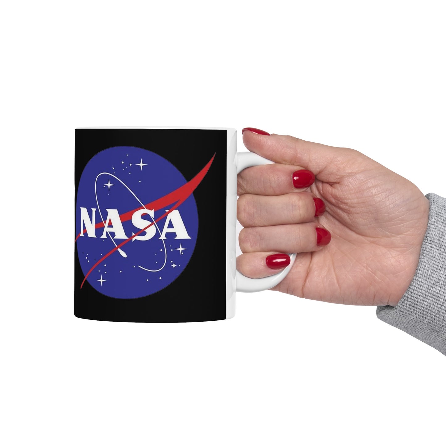 Nasa Alien Mug 11 Ounces Black