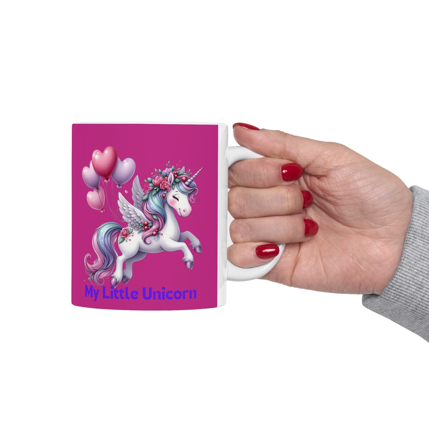 My Little Unicorn Horse Mug 11 Ounces Pink