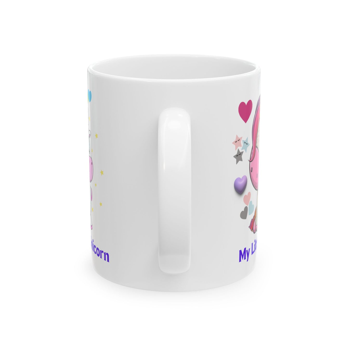 My Little Unicorn Love Mug 11 Ounces Light White