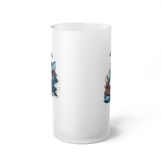 Frosted Glass Beer Mug