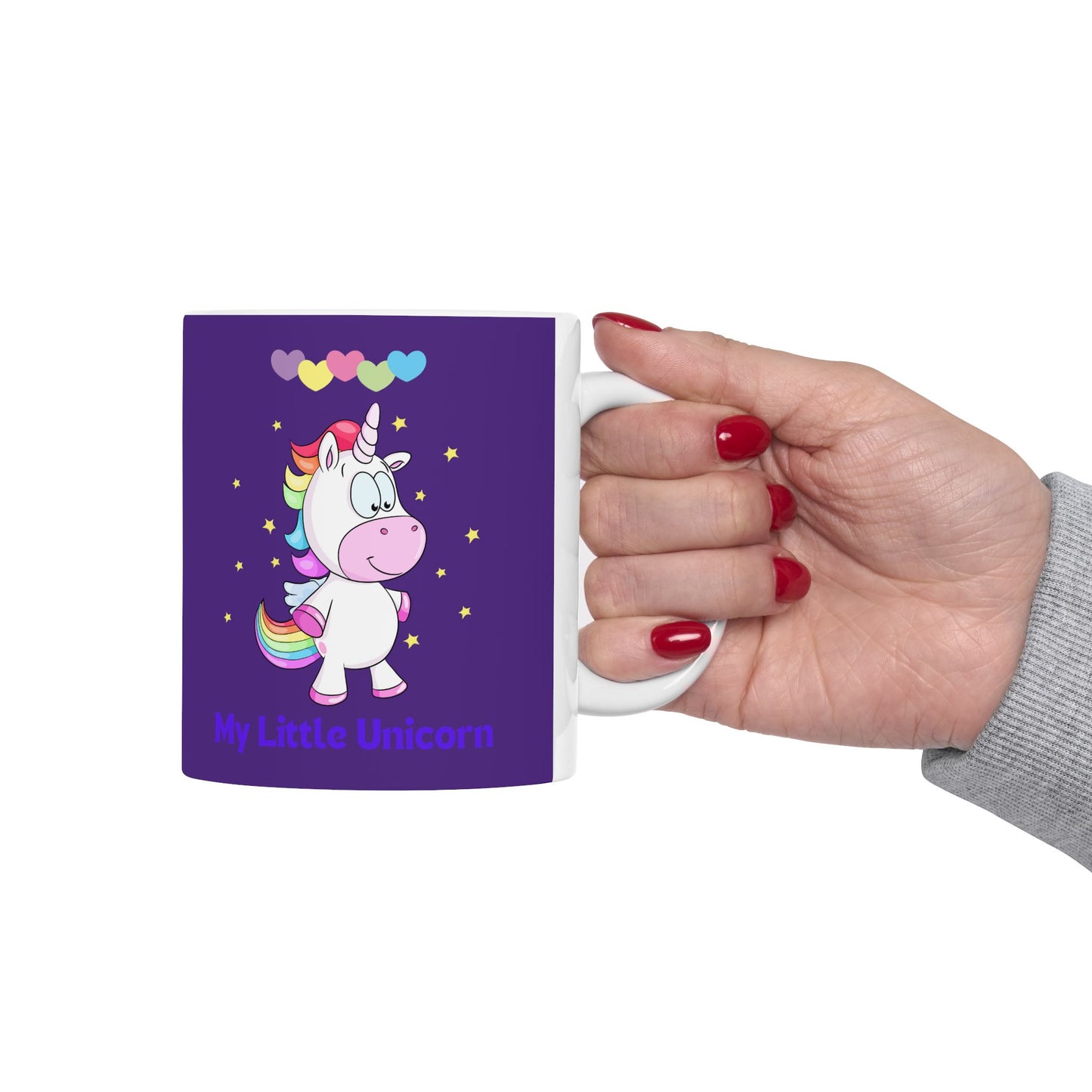 My Little Unicorn Love Mug 11 Ounces Purple