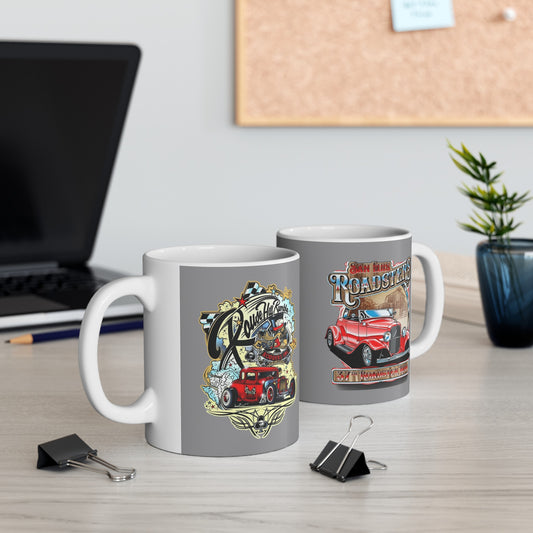 RoadSters Mug 11 Ounces Grey