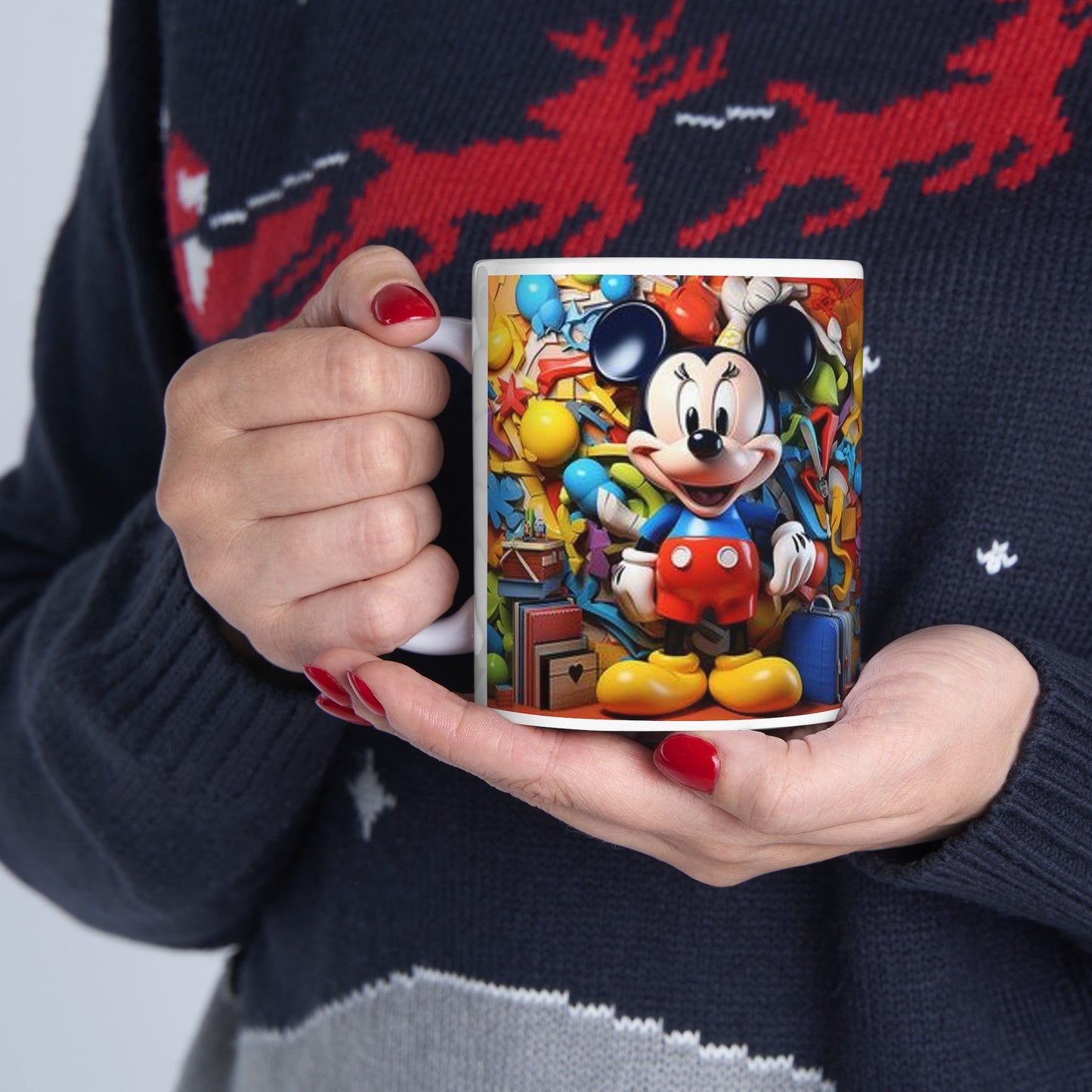 Mickey Mouse Colors Mug 11 Ounces