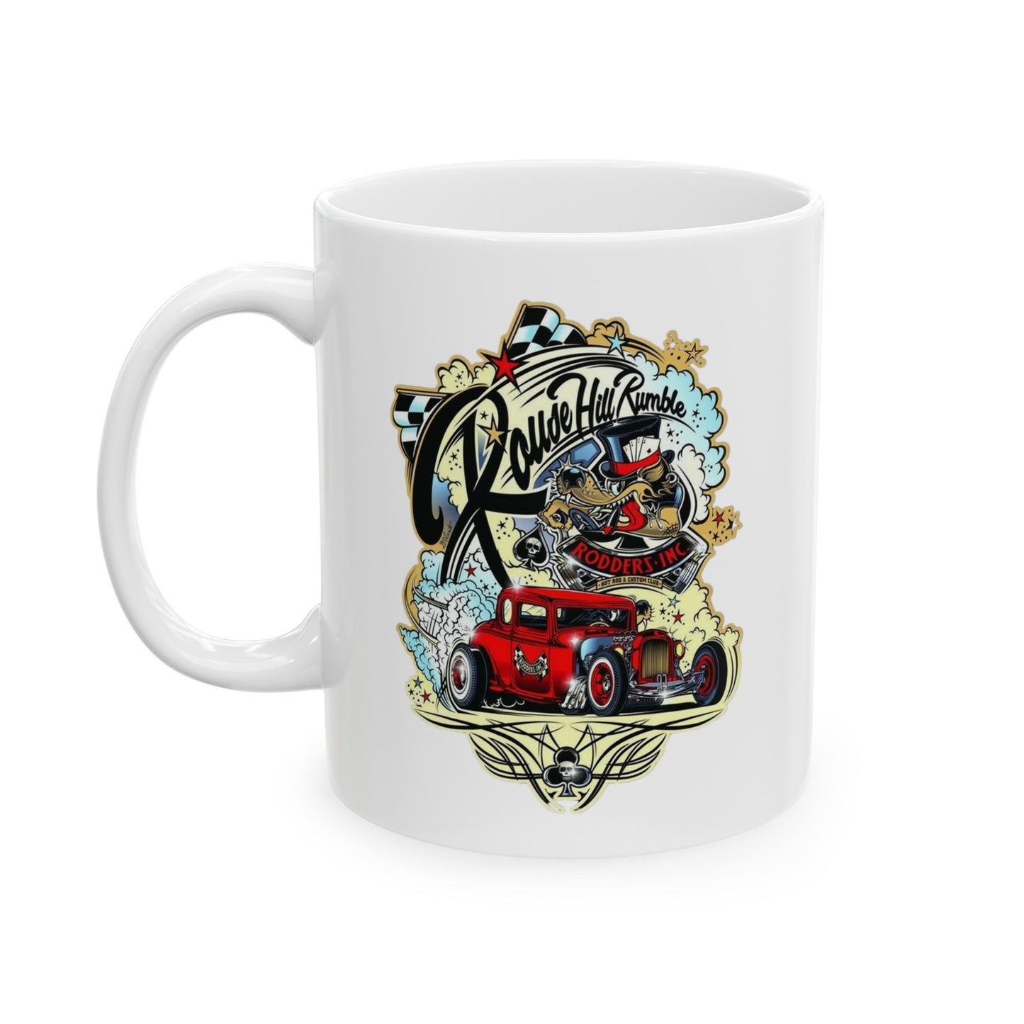 RoadSters Mug 11 Ounces White