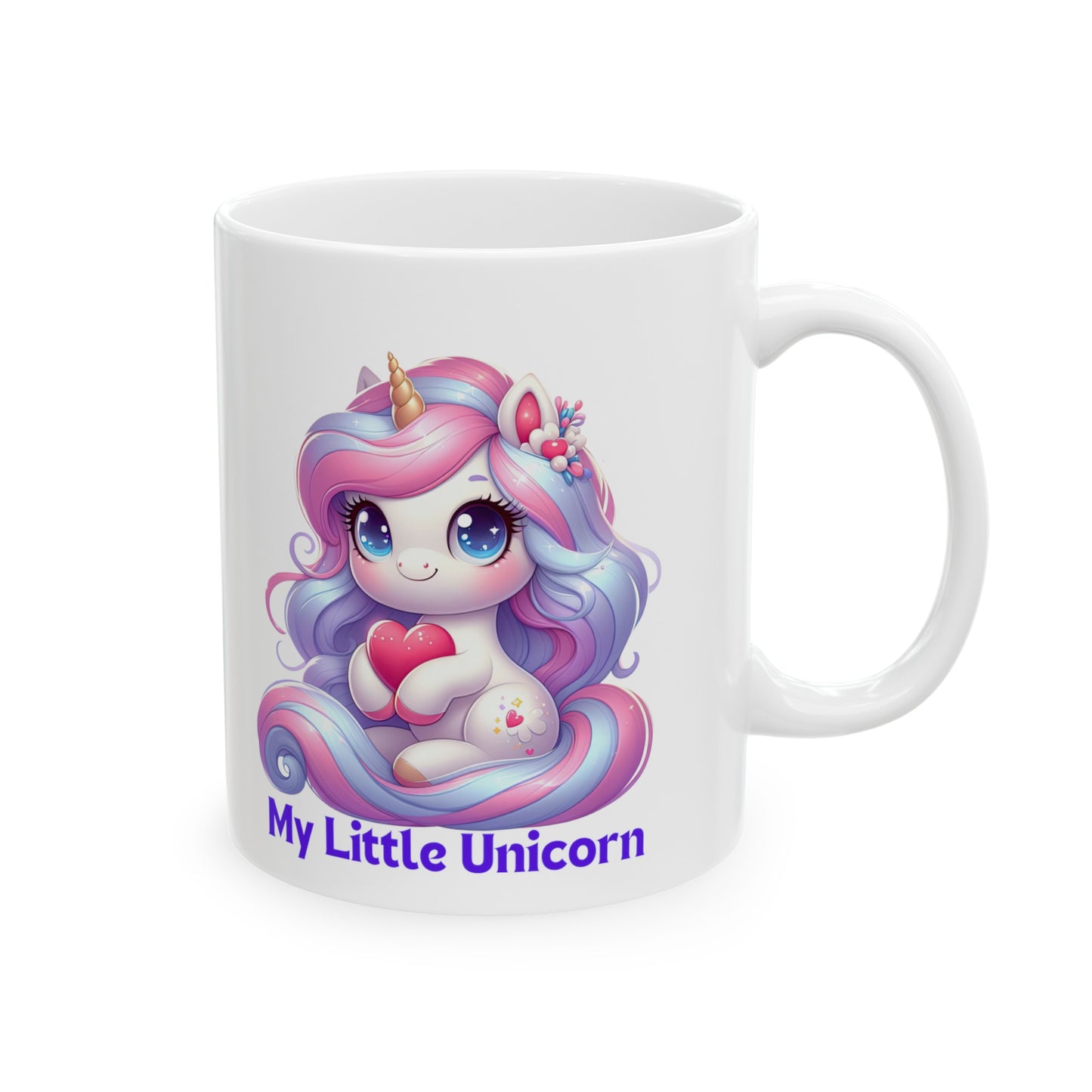 My Little Unicorn Sweet Mug 11 Ounces White