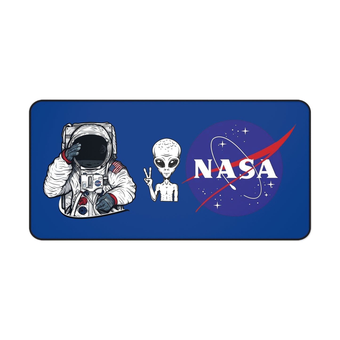 Nasa Mouse Pad Dark Blue