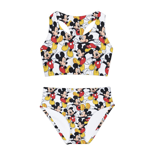 Girls Two Piece Swimsuit (AOP)