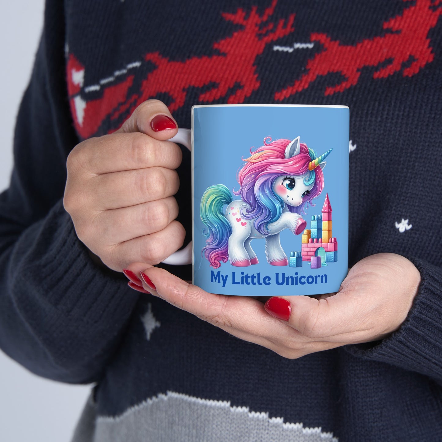 My Little Unicorn Princess Mug 11 Ounces Light Blue