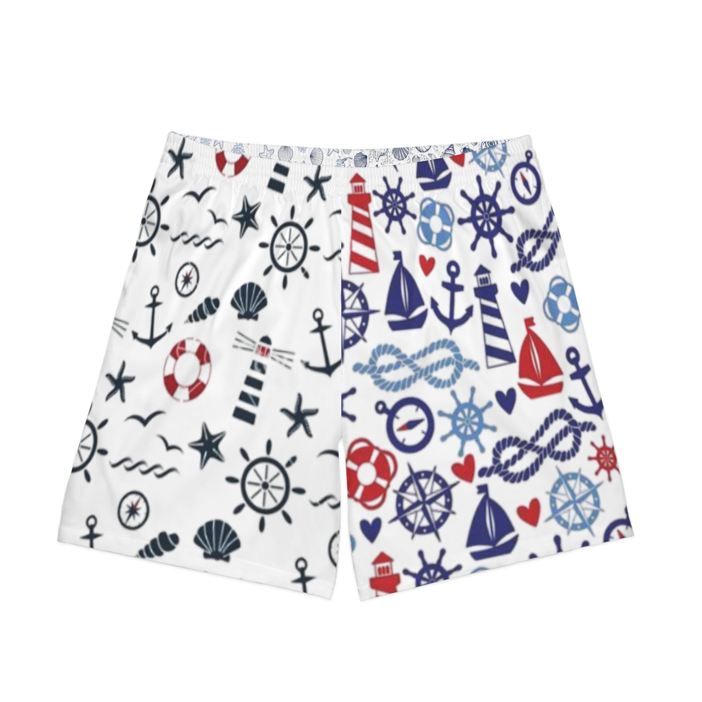 Men's Elastic Beach Shorts (AOP)