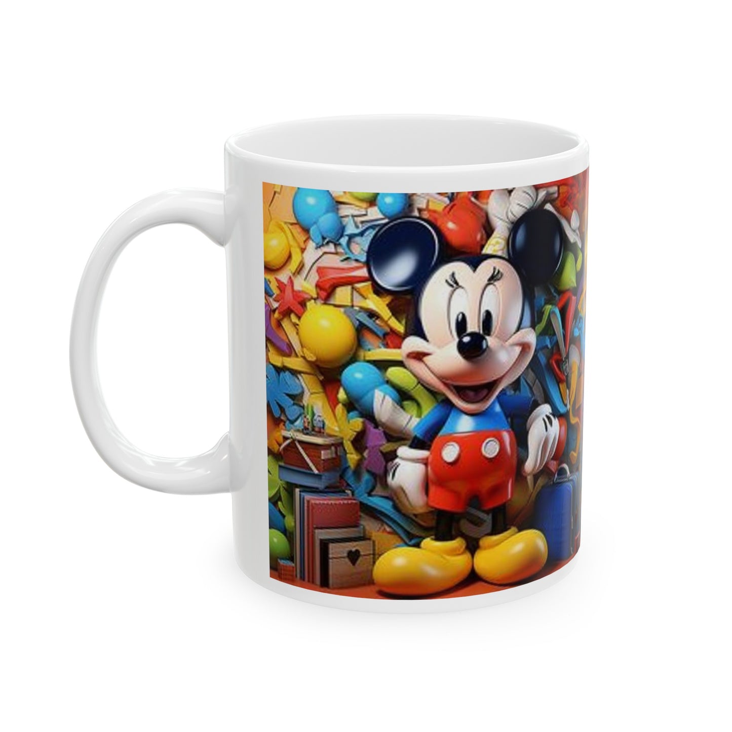 Mickey Mouse Colors Mug 11 Ounces